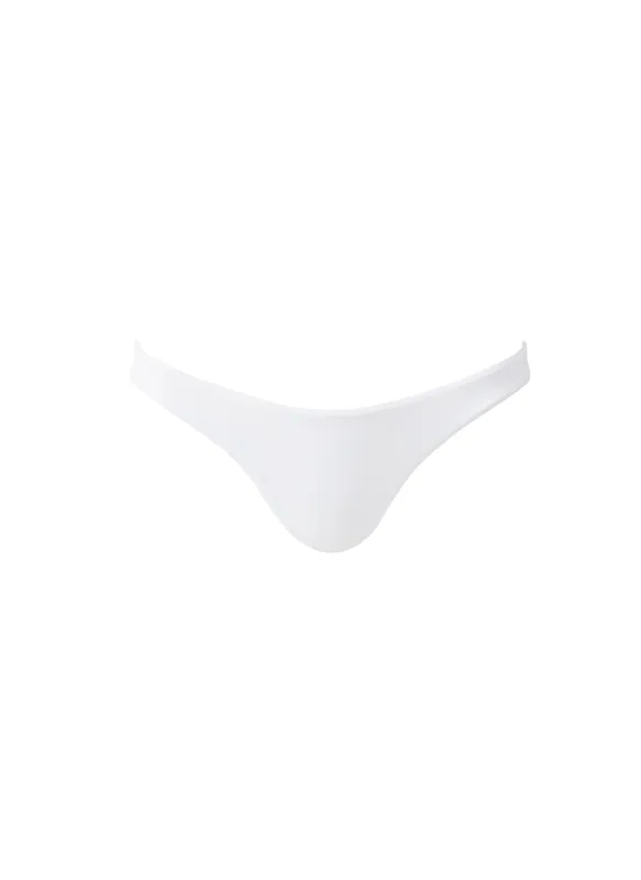 Lima White Bikini Bottom sold by Melissa Odabash