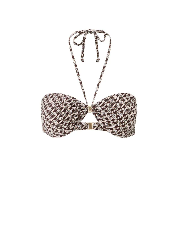 Liguria Chain Bikini Top sold by Melissa Odabash