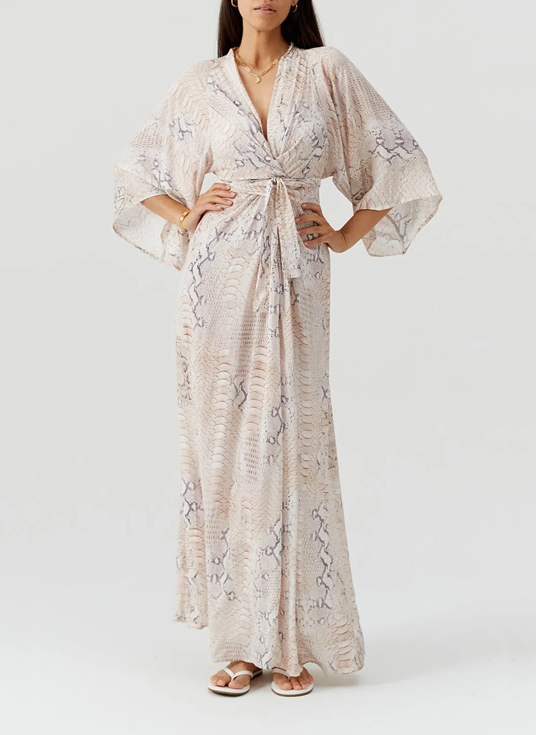 Wisdom Lizard Dress sold by Melissa Odabash product image thumbnail 4