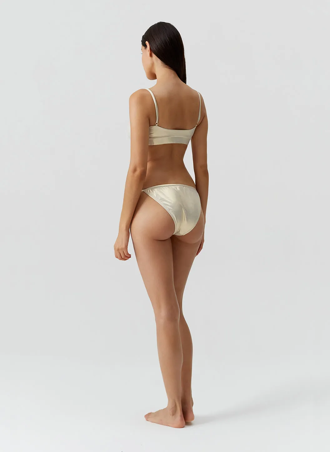 Elba Gold Bikini Bottom sold by Melissa Odabash product image thumbnail 4