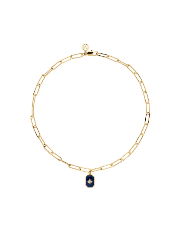 Gold Chain Star Pendant sold by Melissa Odabash