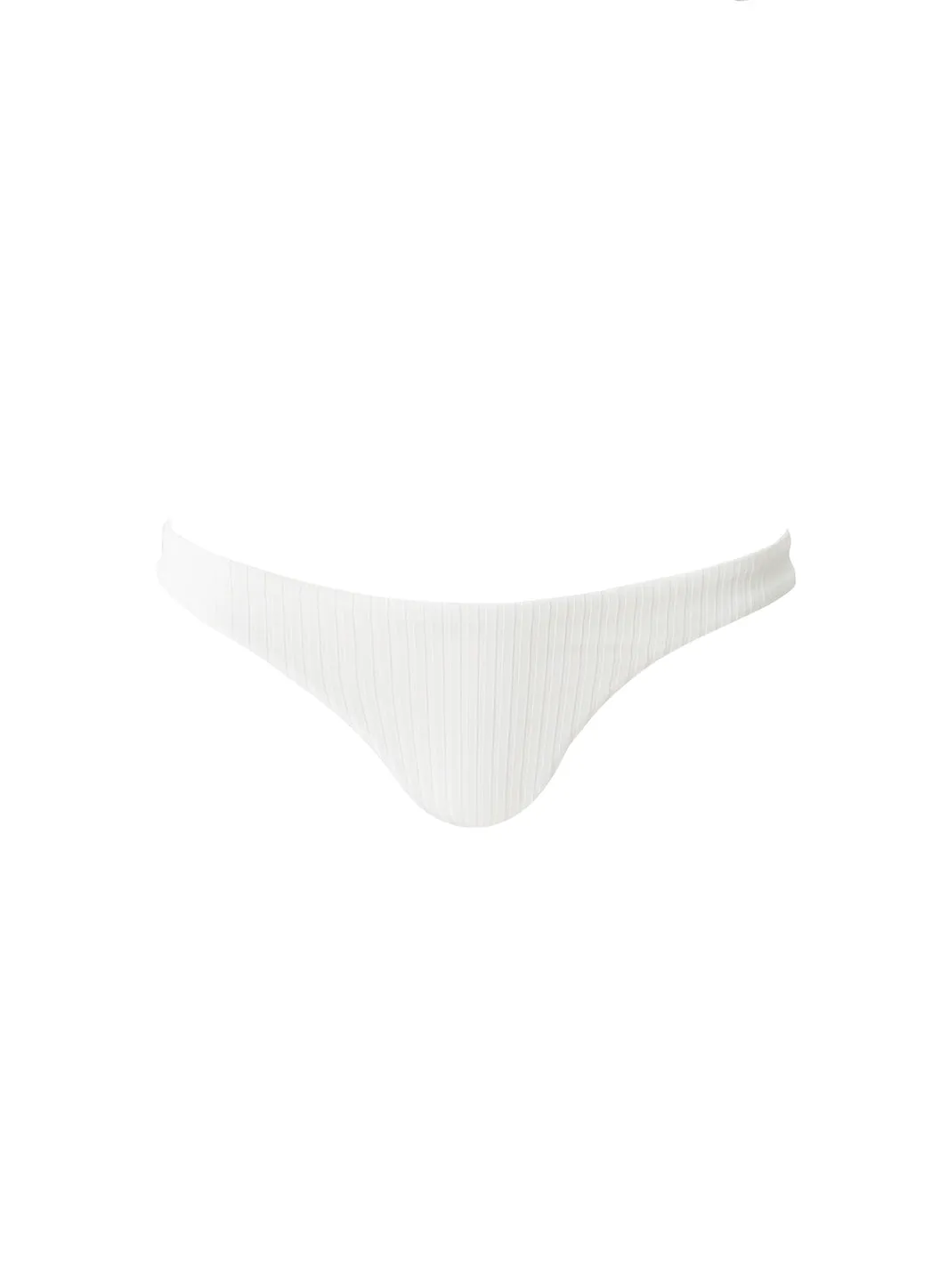 Salerno Ivory Ribbed Bikini Bottom sold by Melissa Odabash