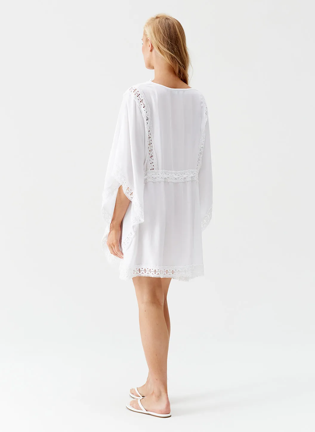 Evin White Kaftan sold by Melissa Odabash product image thumbnail 3