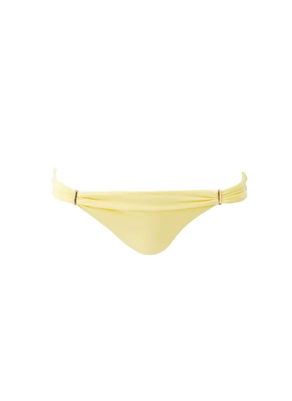 Positano Yellow Bikini Bottom sold by Melissa Odabash
