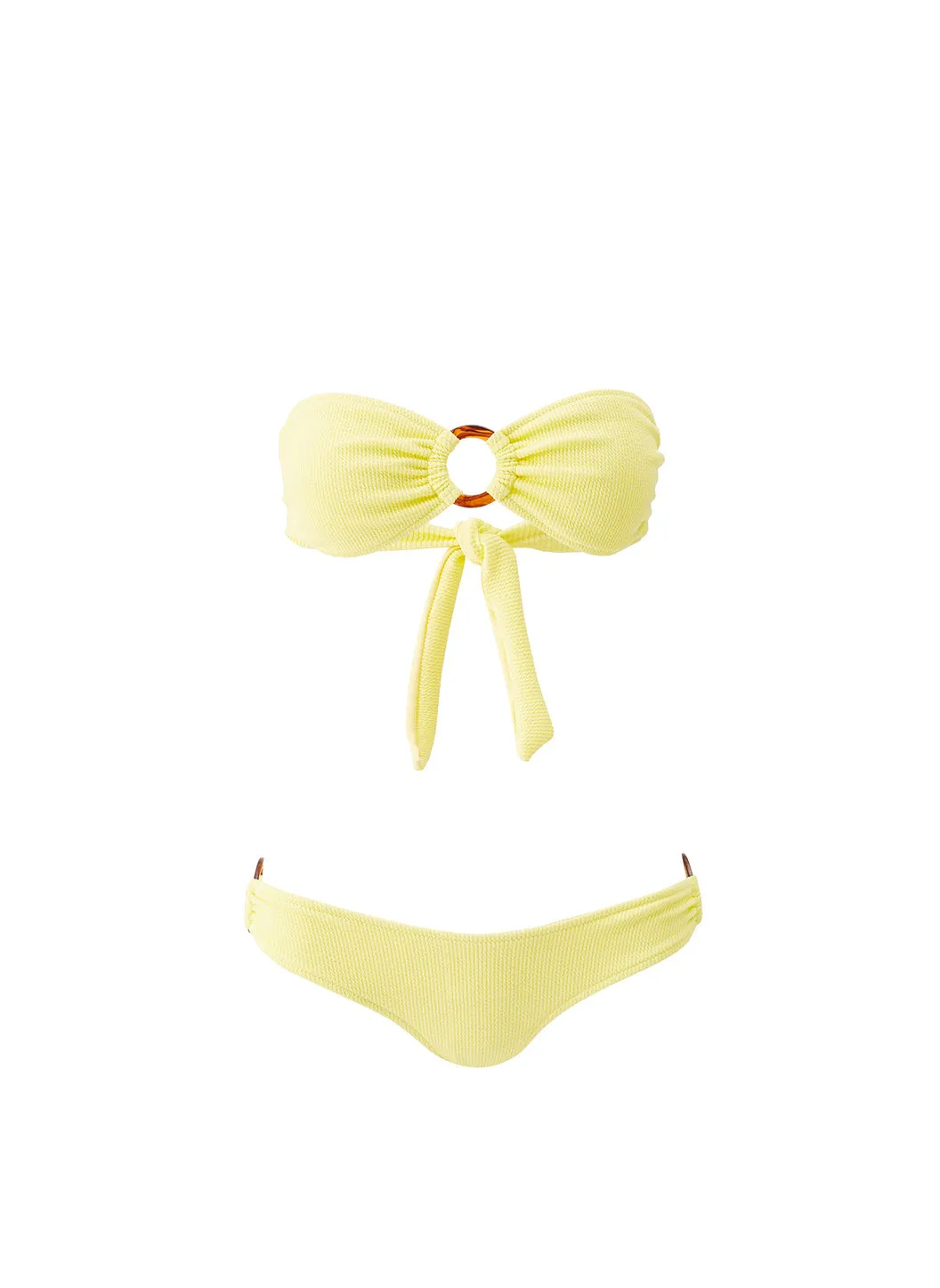 Belgium Yellow Ridges Bikini sold by Melissa Odabash