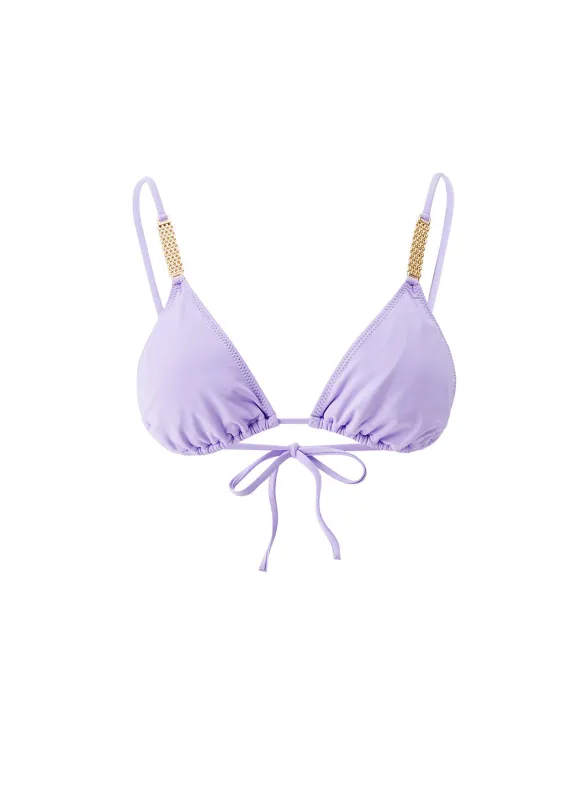 Maldives Lavender Bikini Top sold by Melissa Odabash