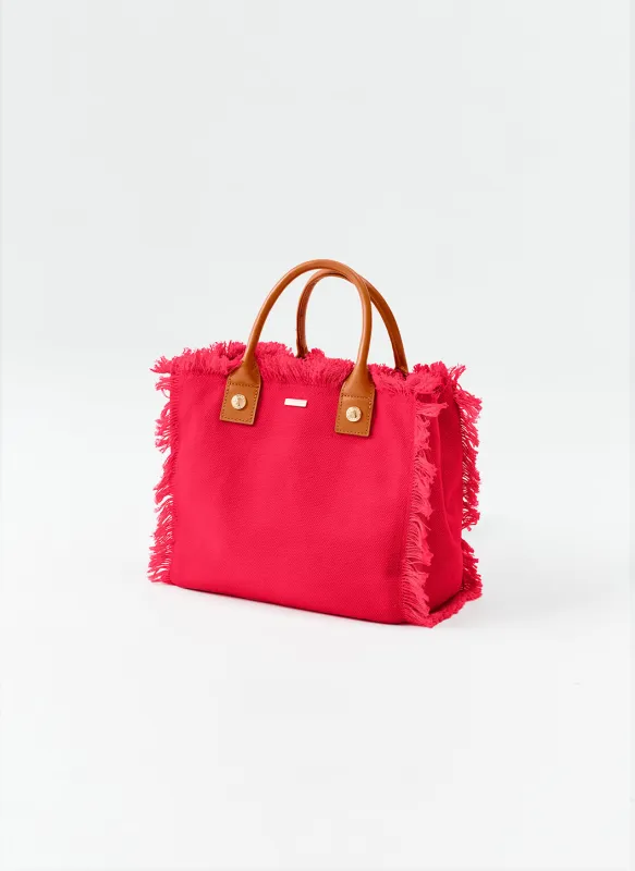 Porto Cervo Red Tote sold by Melissa Odabash