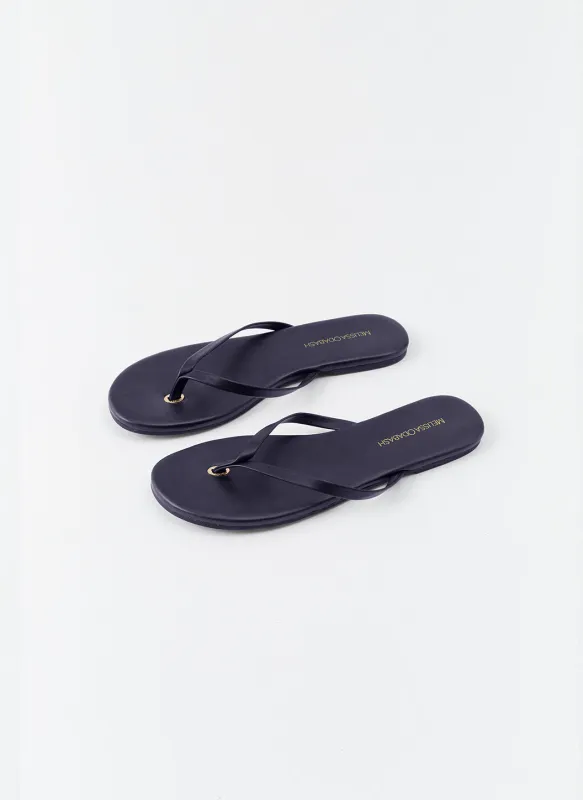 Sandals Navy sold by Melissa Odabash