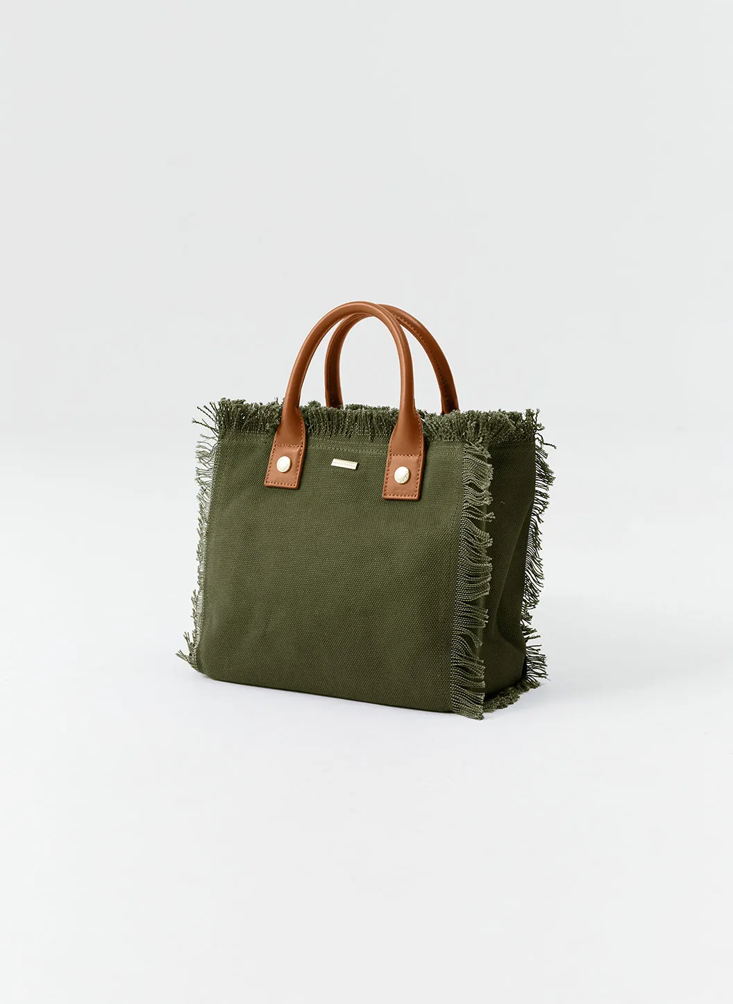 Porto Cervo Olive Tote sold by Melissa Odabash