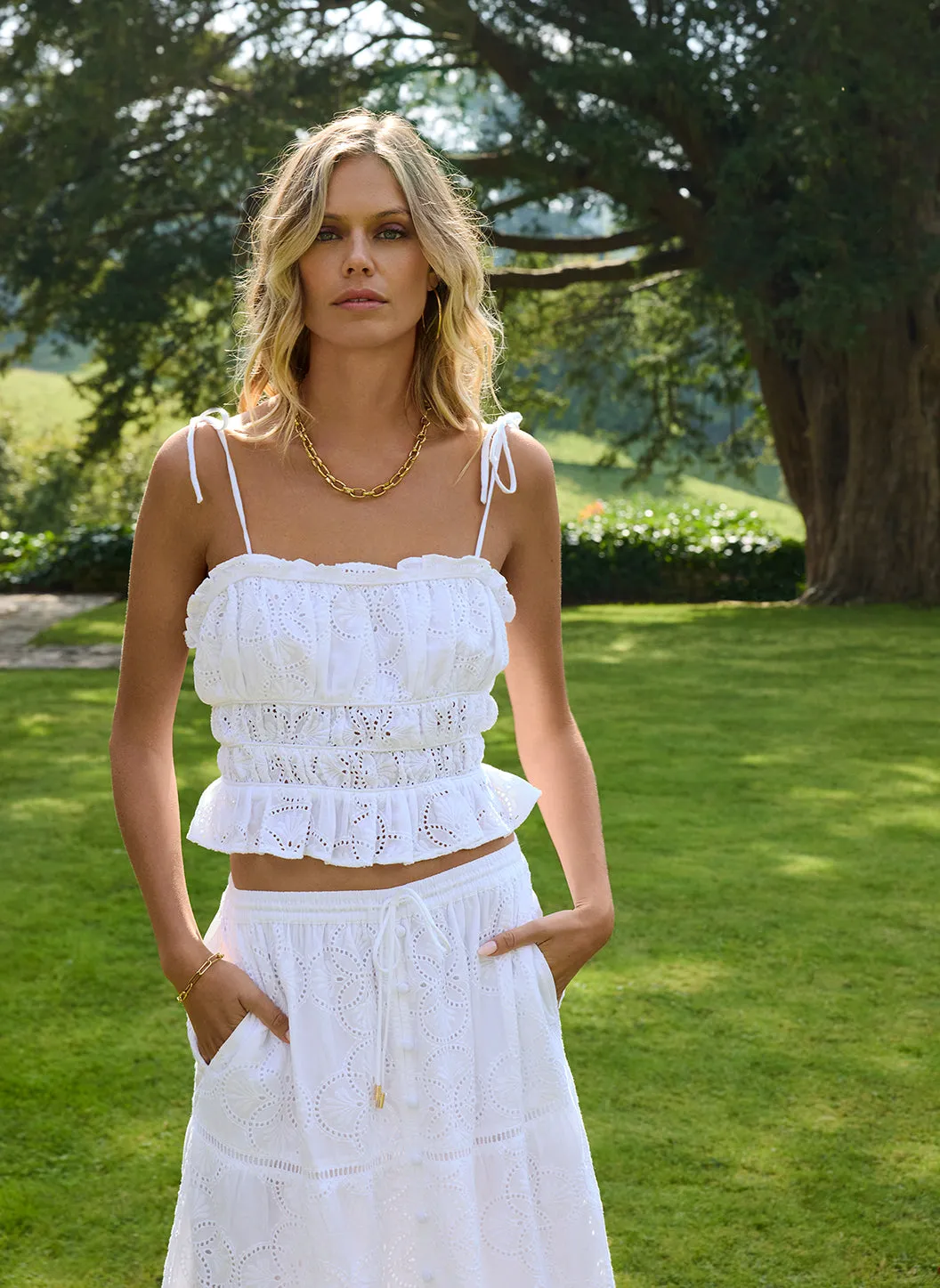 Freya White Top sold by Melissa Odabash product image thumbnail 2