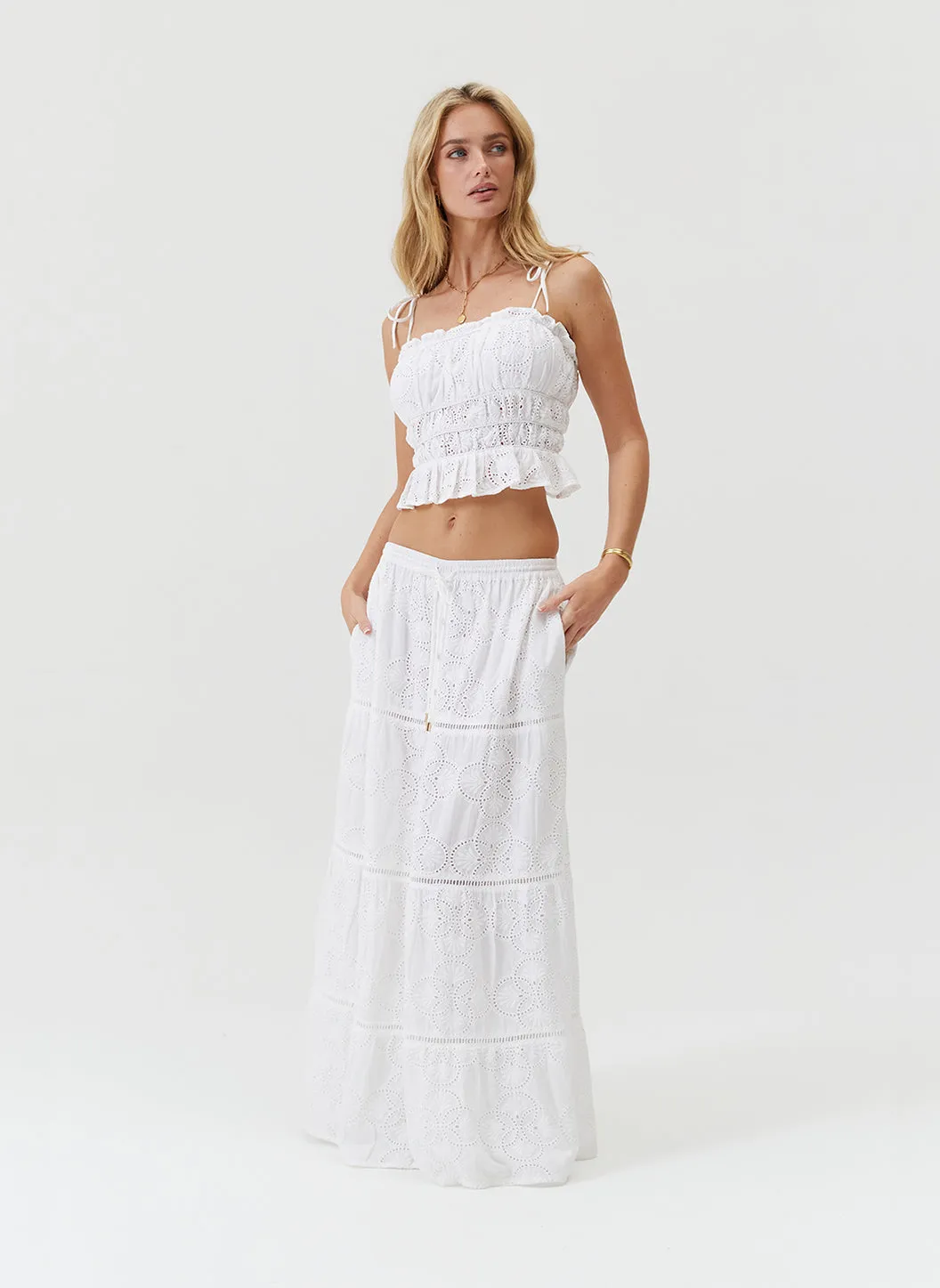 Freya White Top sold by Melissa Odabash product image thumbnail 3