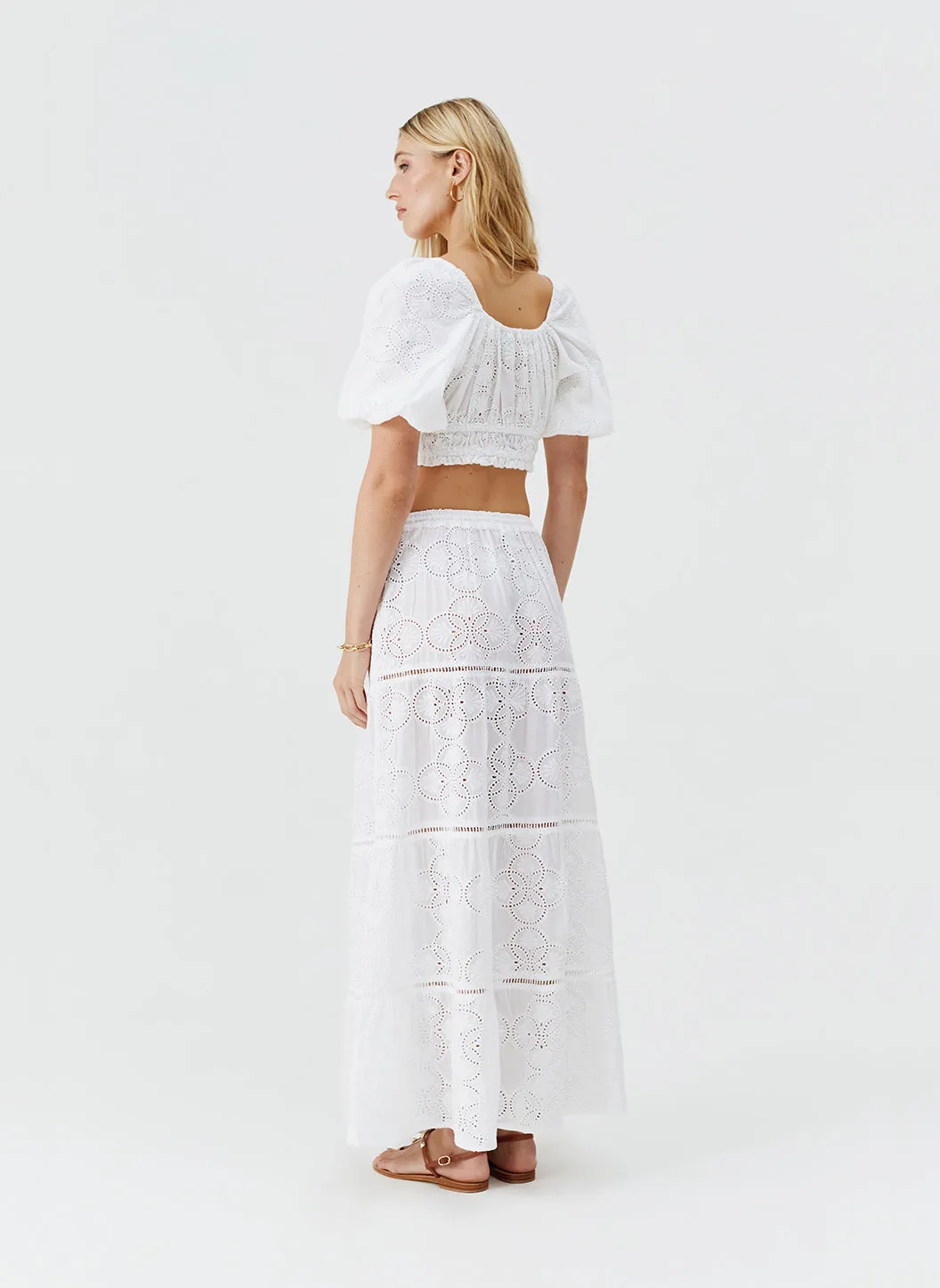 Giorgia White Top sold by Melissa Odabash product image thumbnail 4
