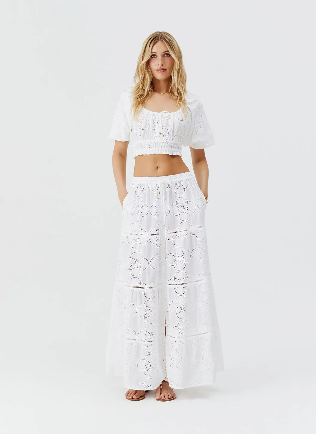 Giorgia White Top sold by Melissa Odabash product image thumbnail 3