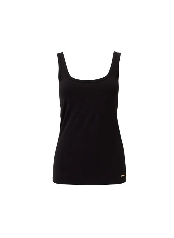 Exclusive Camille Black Tank sold by Melissa Odabash