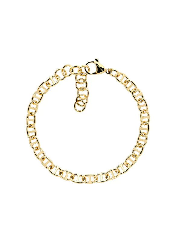 Gold Mariner Chain Bracelet sold by Melissa Odabash