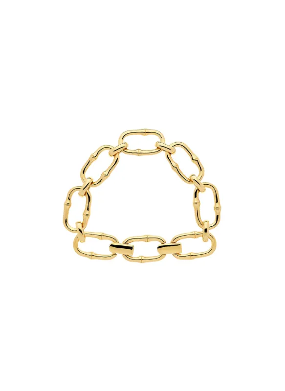 Gold Statement Chain Bracelet sold by Melissa Odabash