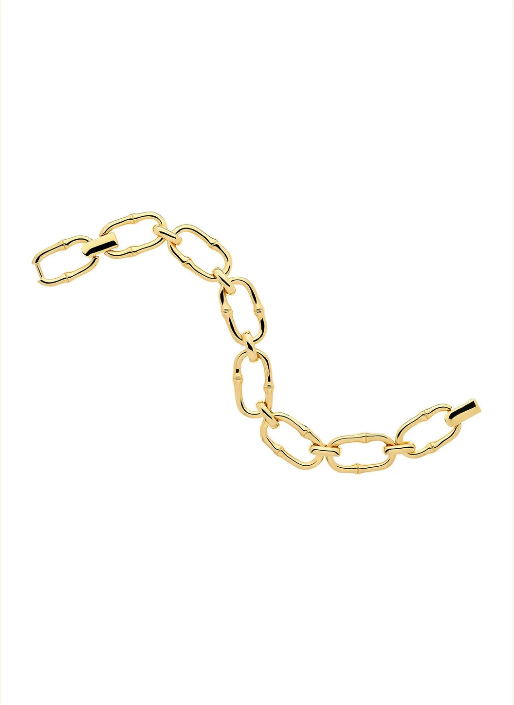 Gold Statement Chain Bracelet sold by Melissa Odabash product image thumbnail 3