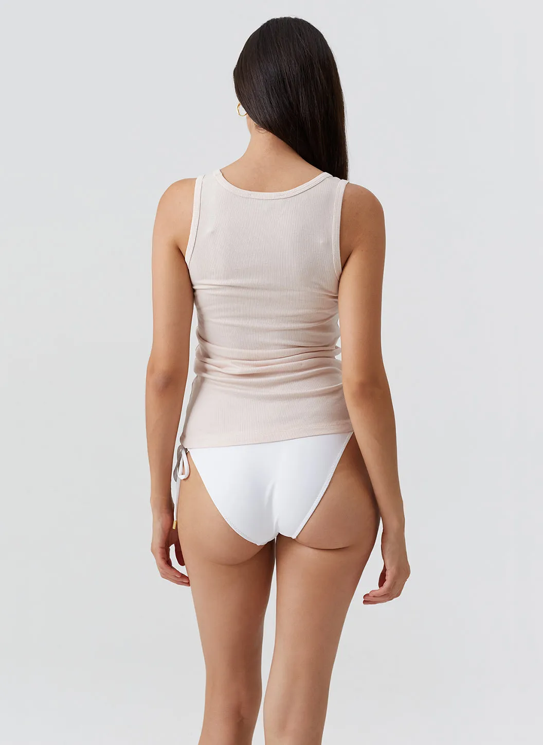 Exclusive Cora Oatmeal Vest sold by Melissa Odabash product image thumbnail 3