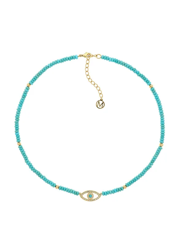 Turquoise Eye  Necklace sold by Melissa Odabash
