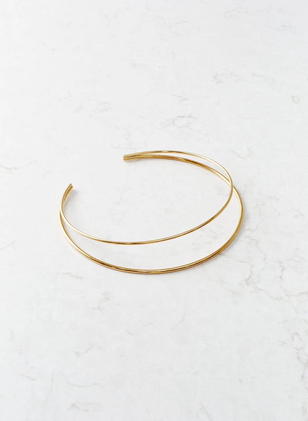 Gold Collar Necklace sold by Melissa Odabash product image thumbnail 3