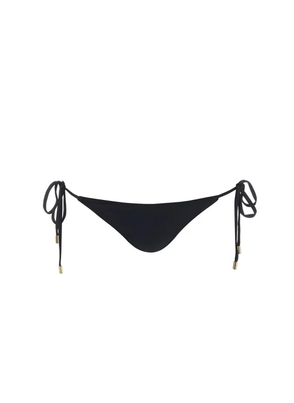 Miami Black Bikini Bottom sold by Melissa Odabash
