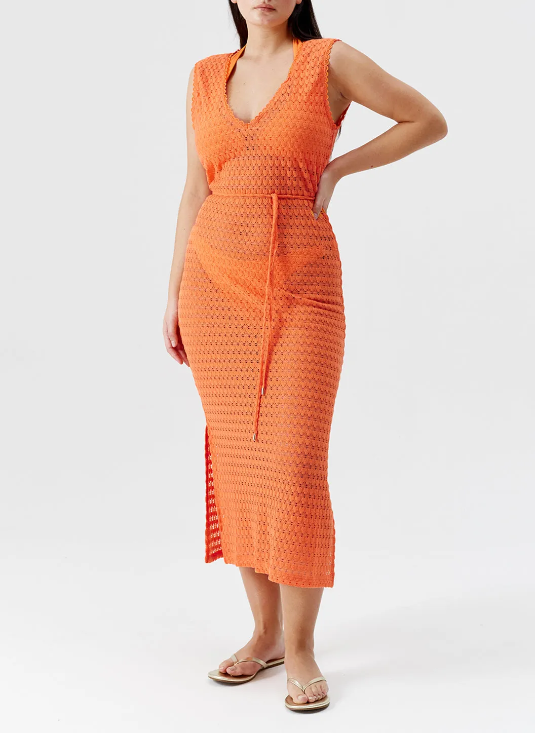 Annabel Orange Dress sold by Melissa Odabash product image thumbnail 5