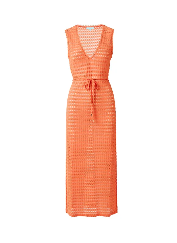 Annabel Orange Dress sold by Melissa Odabash