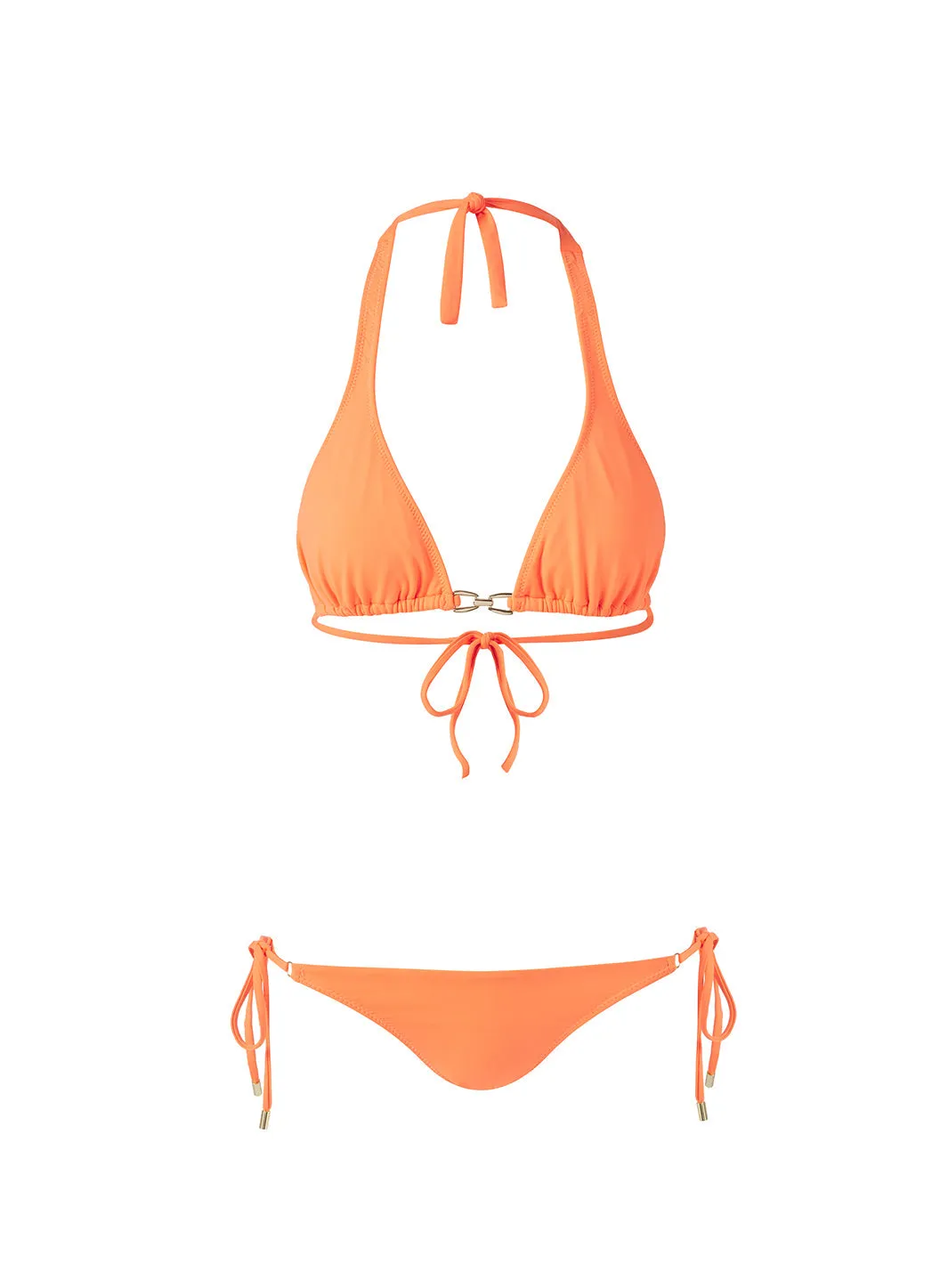 Antibes Orange Bikini sold by Melissa Odabash