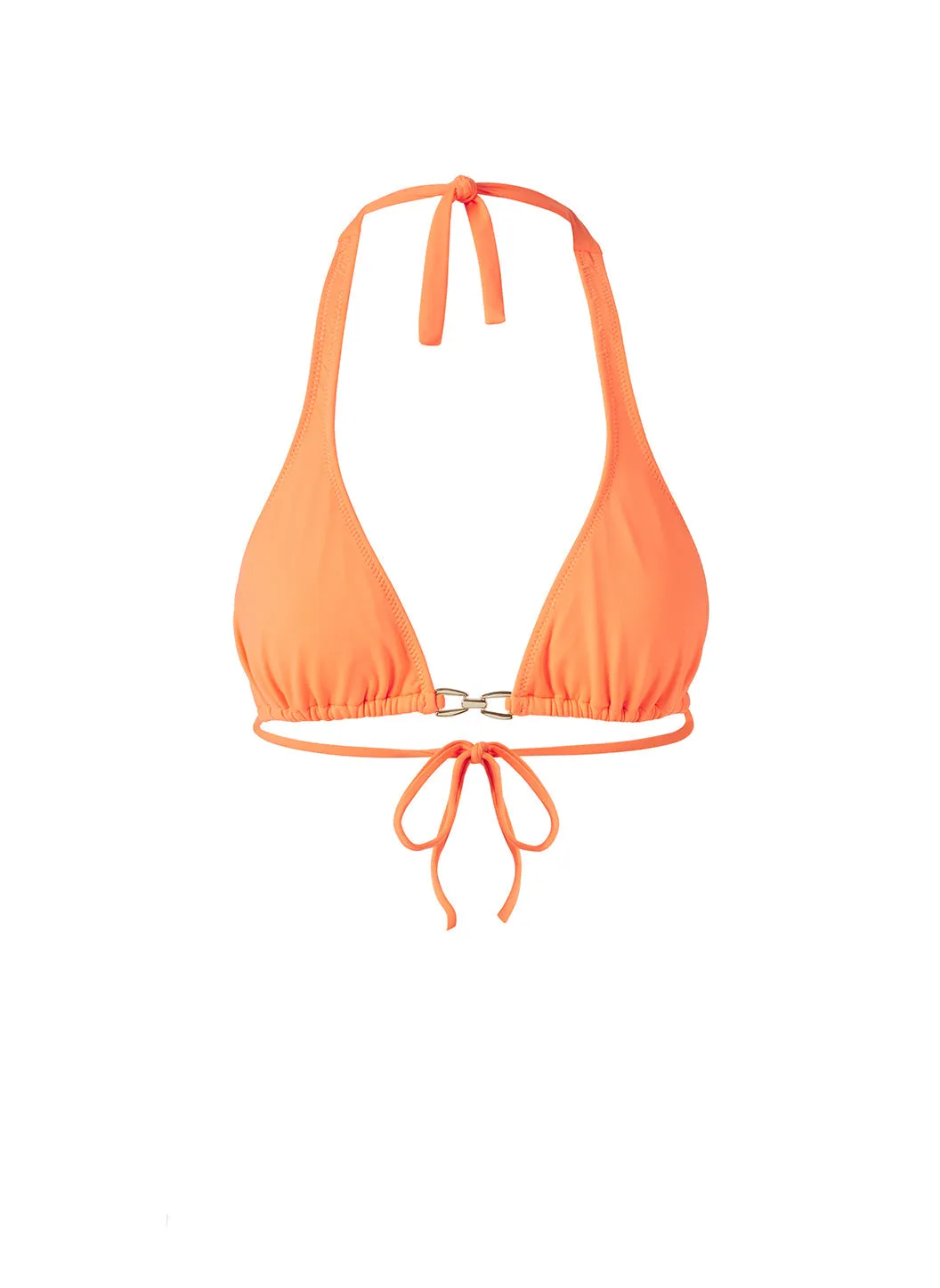 Antibes Orange Bikini Top sold by Melissa Odabash