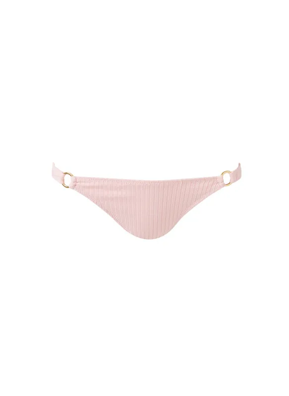 Bari Rose Ribbed Bikini Bottom sold by Melissa Odabash