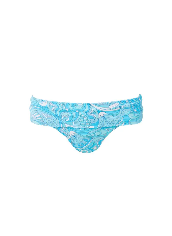 Brussels Blue Mirage Bikini Bottom sold by Melissa Odabash
