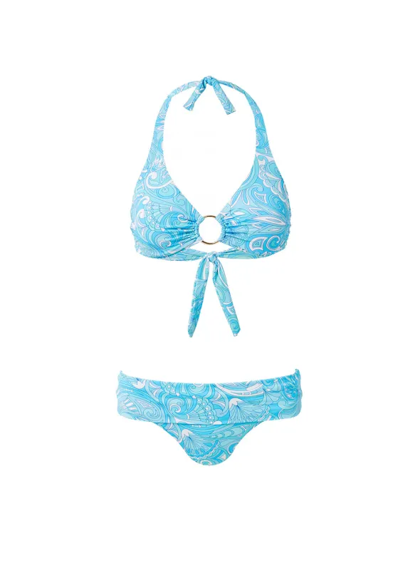 Brussels Blue Mirage Bikini sold by Melissa Odabash