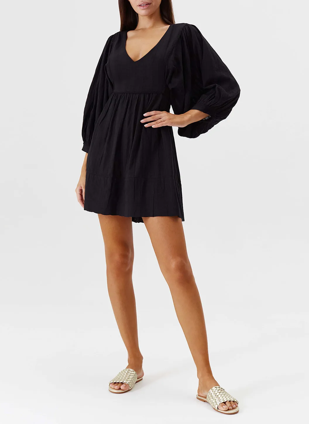 Camilla Black Dress sold by Melissa Odabash product image thumbnail 4