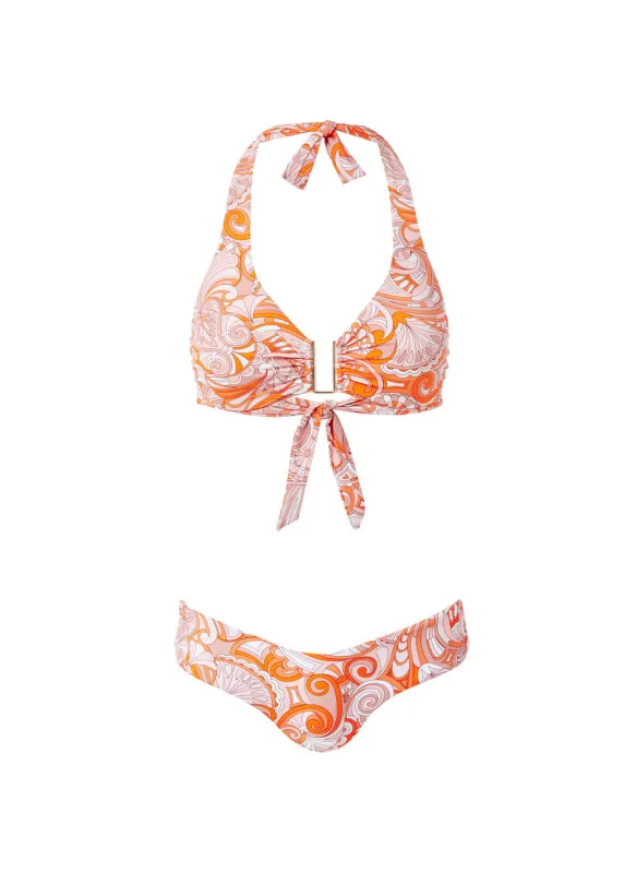 Colombia Orange Mirage Bikini made by Melissa Odabash