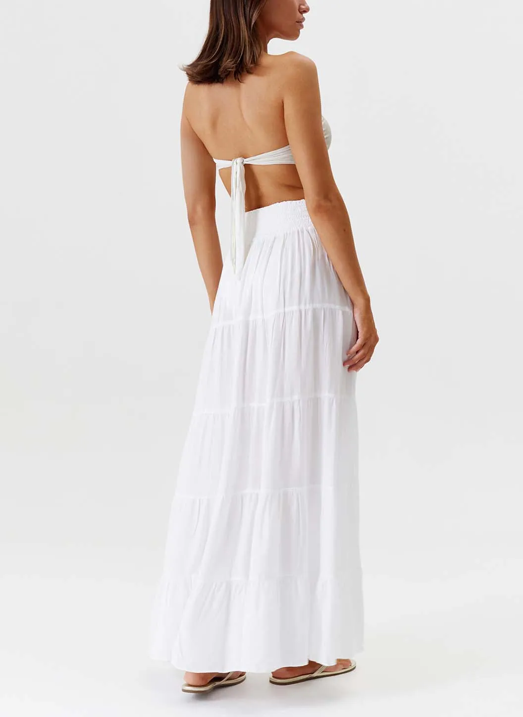 Dee White Skirt sold by Melissa Odabash product image thumbnail 5