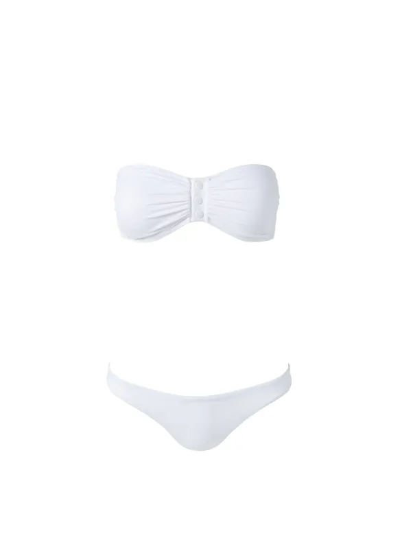 Eze White Bikini sold by Melissa Odabash
