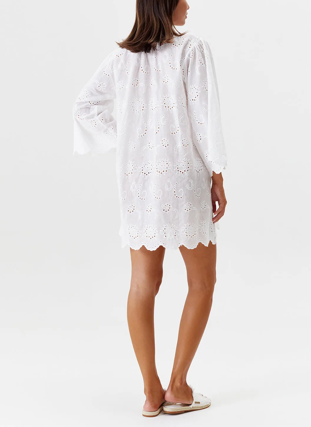 Lucy White Kaftan sold by Melissa Odabash product image thumbnail 4