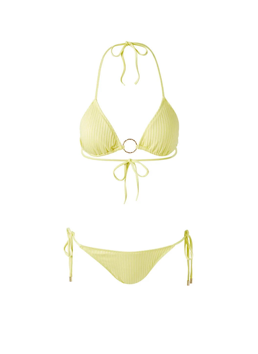 Miami Sunray Ribbed Bikini sold by Melissa Odabash