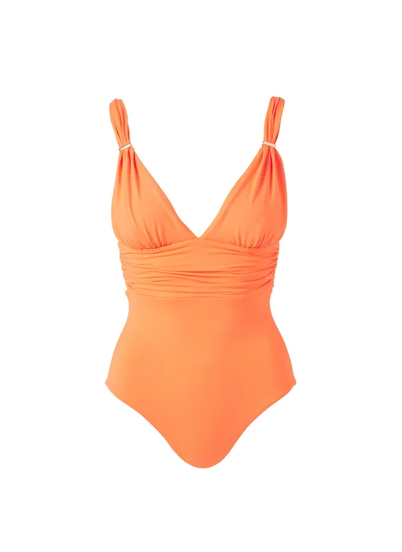 Panarea Orange Swimsuit sold by Melissa Odabash