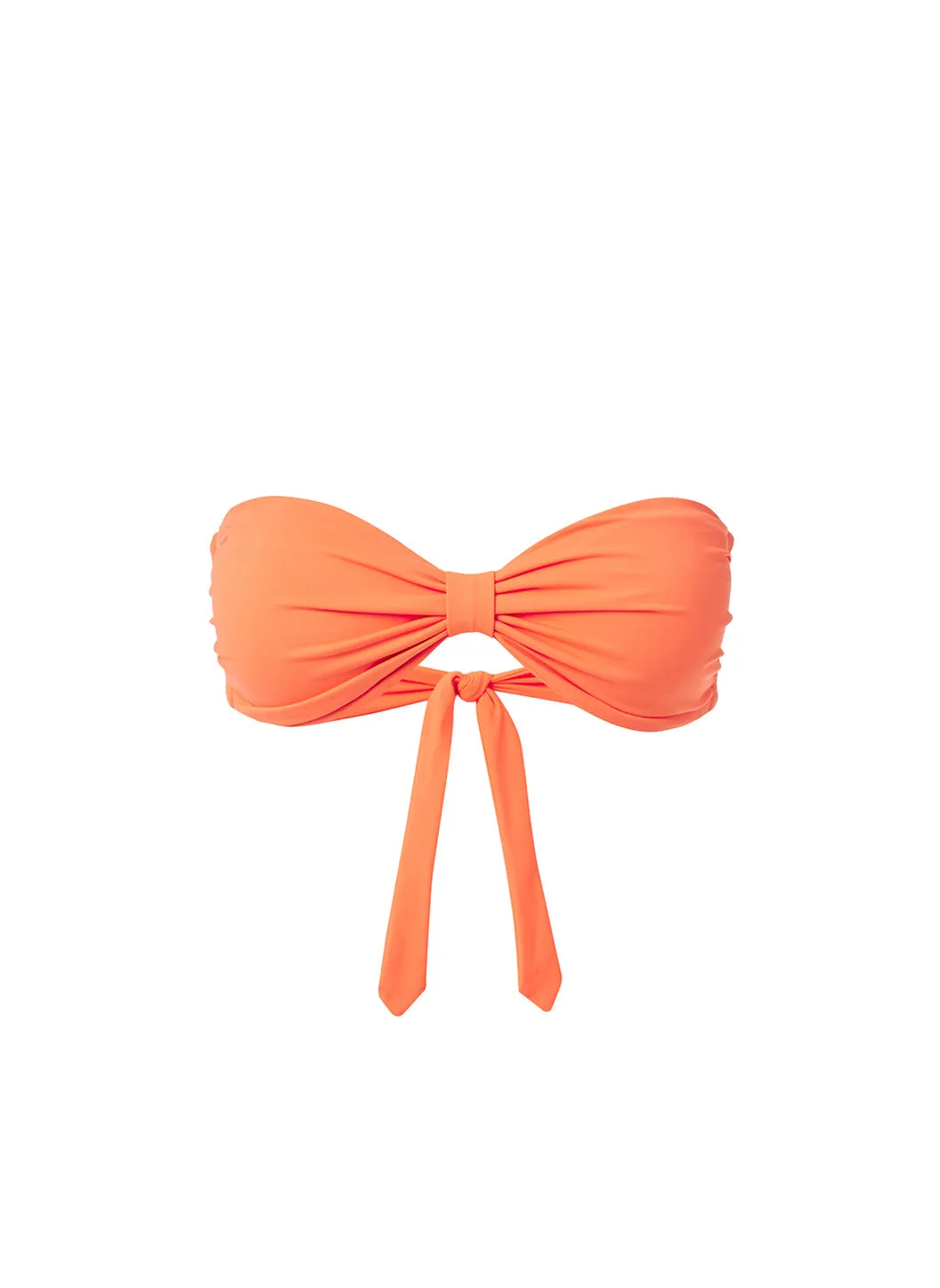 Stockholm Orange Bikini Top sold by Melissa Odabash