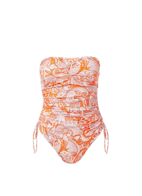 Sydney Orange Mirage Swimsuit sold by Melissa Odabash