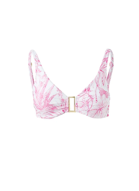 Bel Air Exotica Bikini Top sold by Melissa Odabash