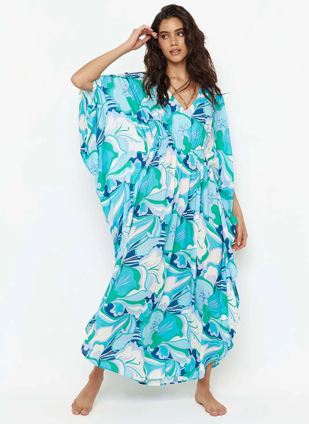 Frederica Bloom Kaftan sold by Melissa Odabash product image thumbnail 2