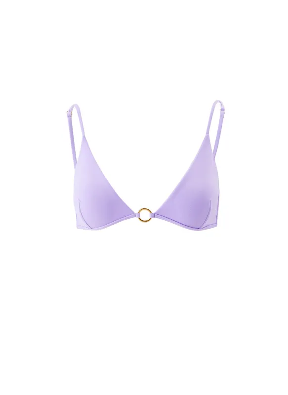 Greece Lavender Bikini Top sold by Melissa Odabash