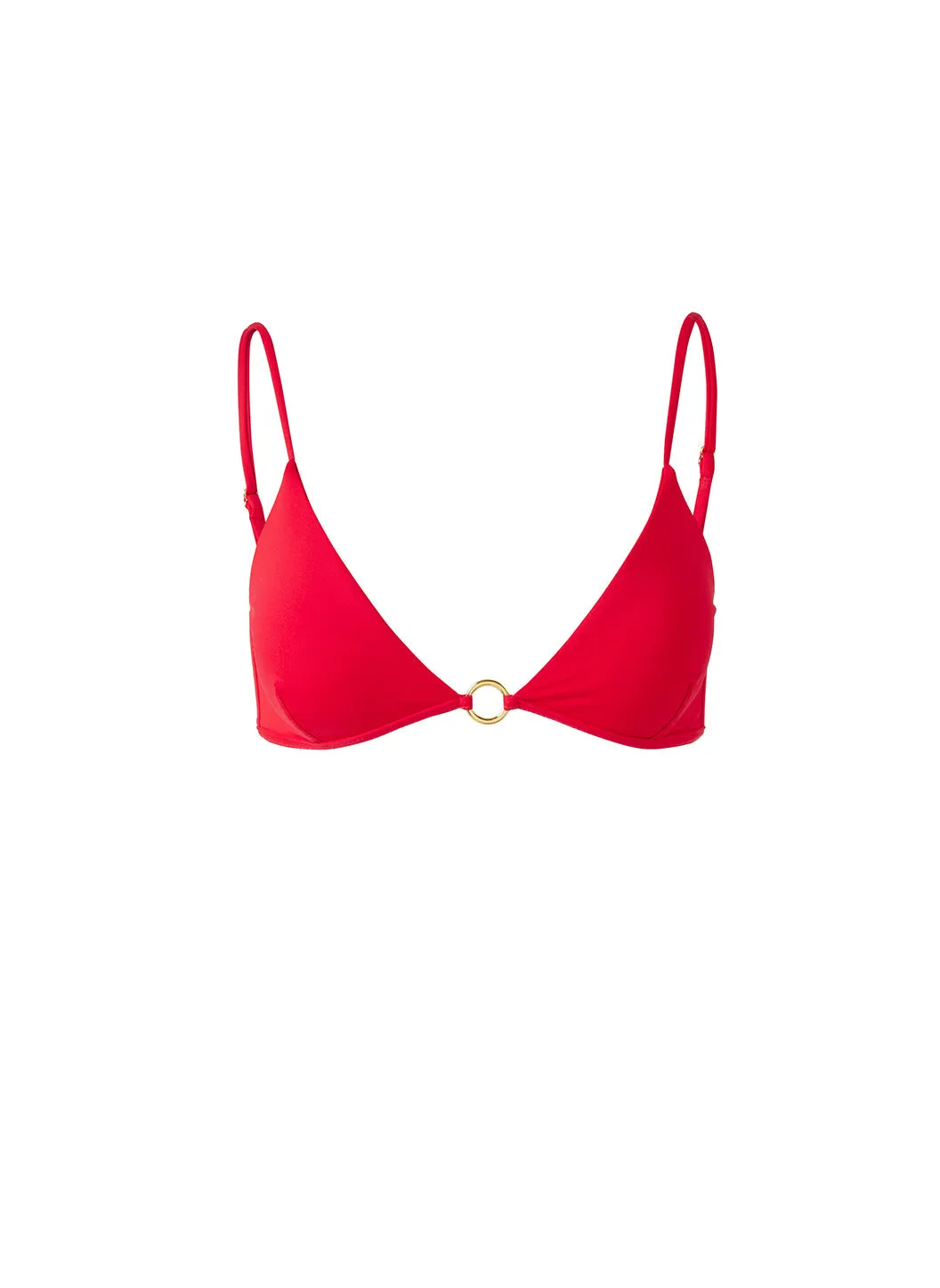 Greece Red Bikini Top sold by Melissa Odabash