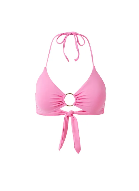 Hamburg Pink Bikini Top sold by Melissa Odabash
