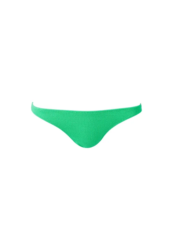 Ibiza Green Ridges Bikini Bottom sold by Melissa Odabash