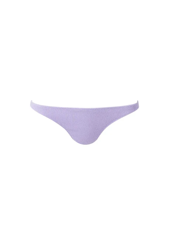 Ibiza Lavender Ridges Bikini Bottom sold by Melissa Odabash