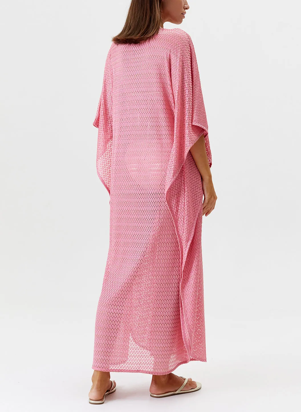 June Pink Gold Kaftan sold by Melissa Odabash product image thumbnail 4