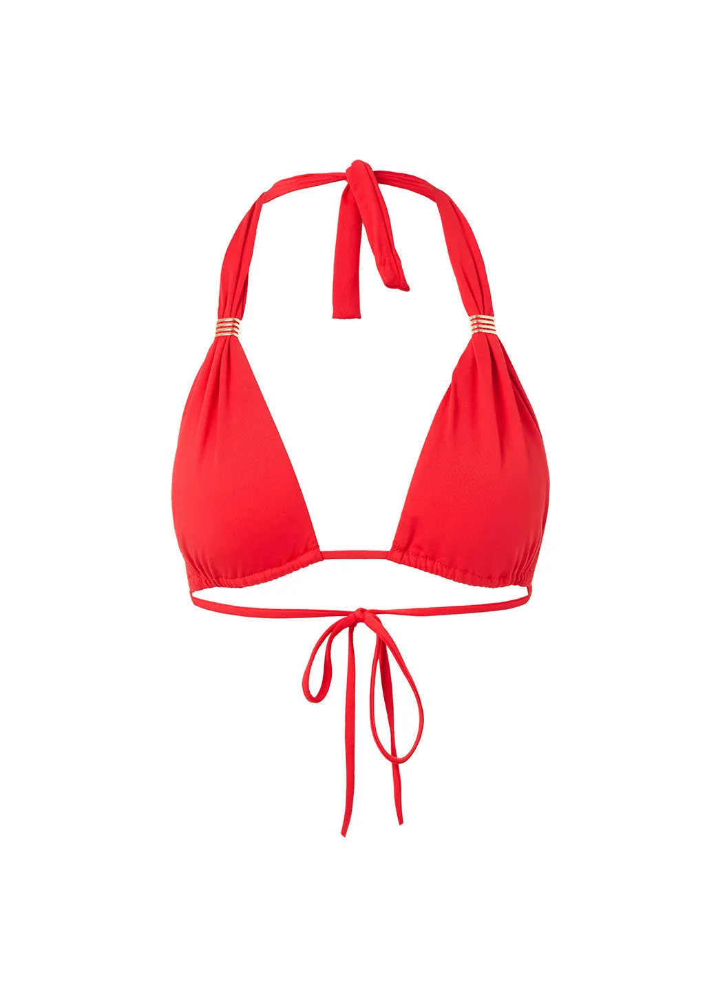 Grenada Red Bikini Top sold by Melissa Odabash